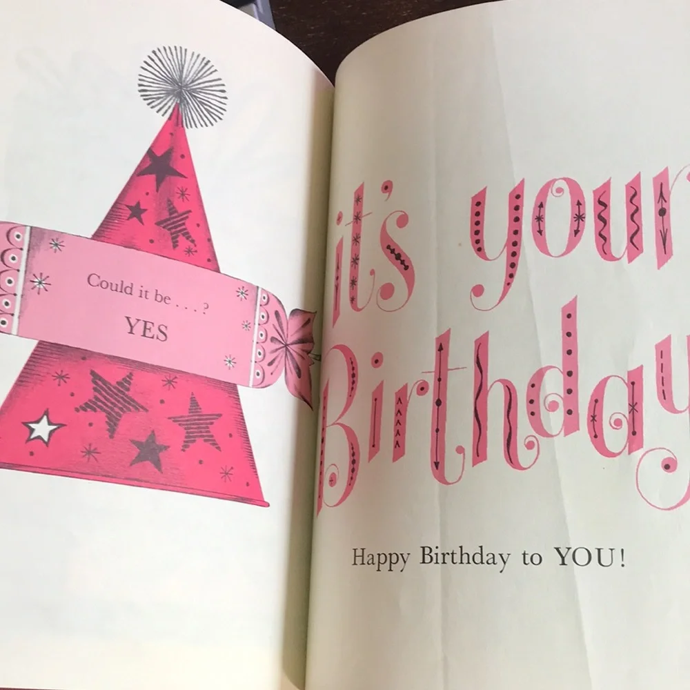 A Very Very Special Day Vintage Birthday Hardcover Book Original Dust Jacket